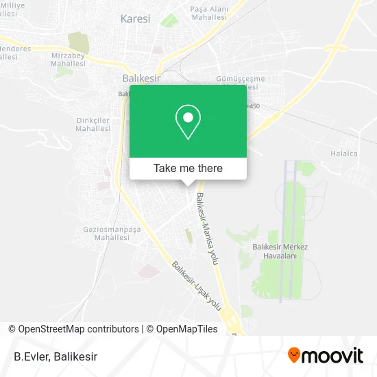 B.Evler map