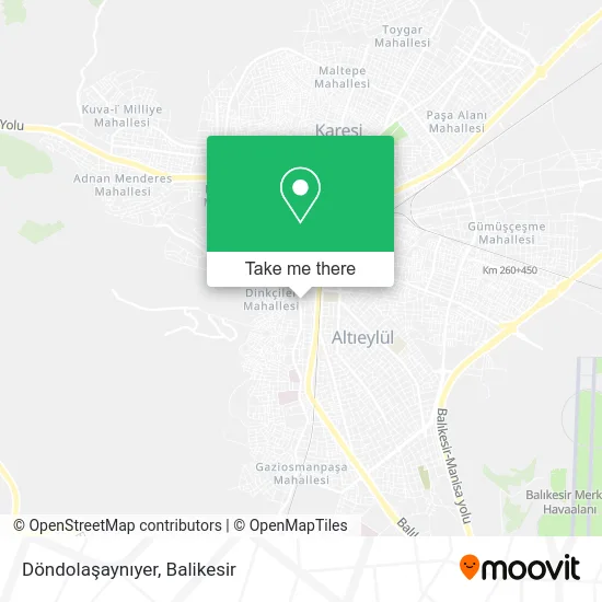 Döndolaşaynıyer map