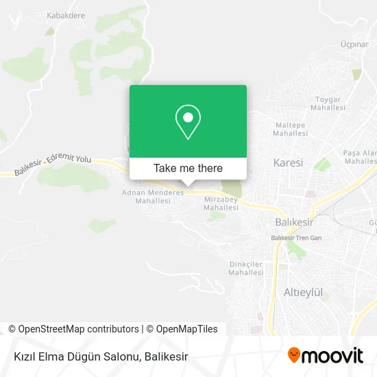 Kızıl Elma Dügün Salonu map