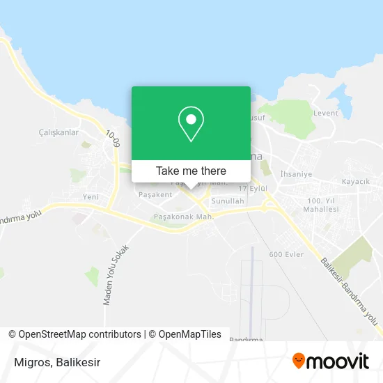 Migros map