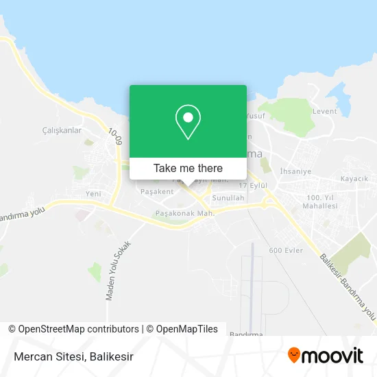 Mercan Sitesi map