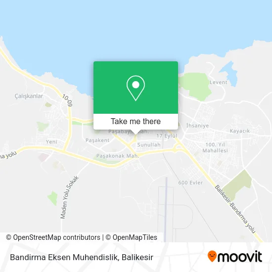 Bandirma Eksen Muhendislik map