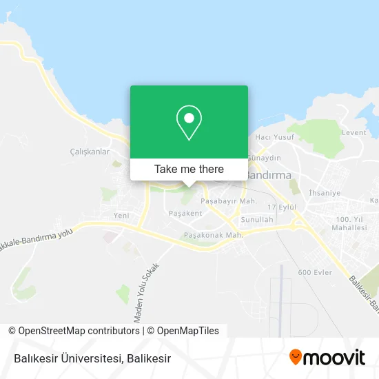 Balıkesir Üniversitesi map
