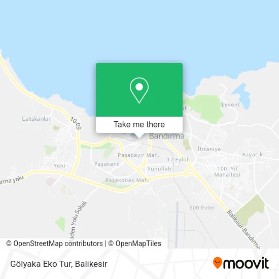Gölyaka Eko Tur map