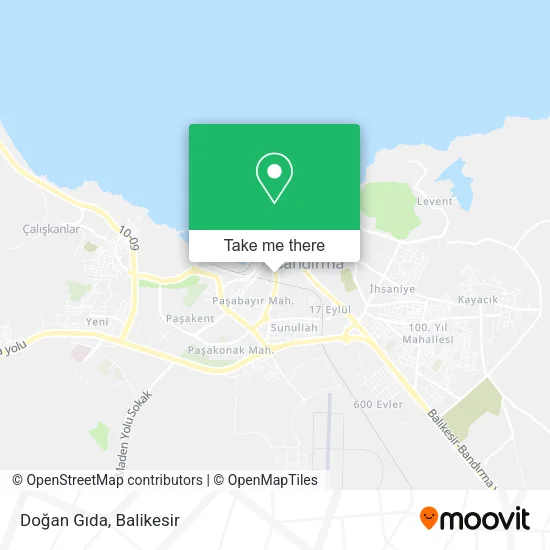 Doğan Gıda map
