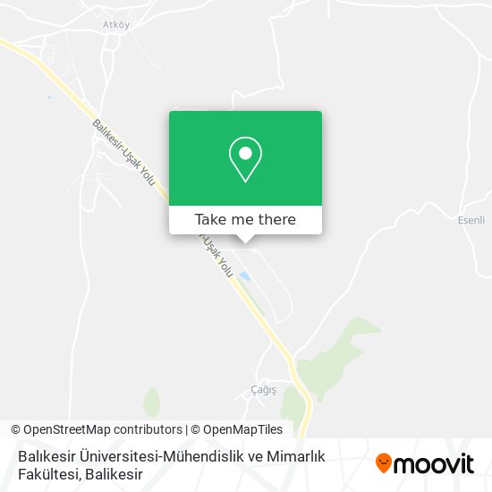 Balıkesir Üniversitesi-Mühendislik ve Mimarlık Fakültesi map