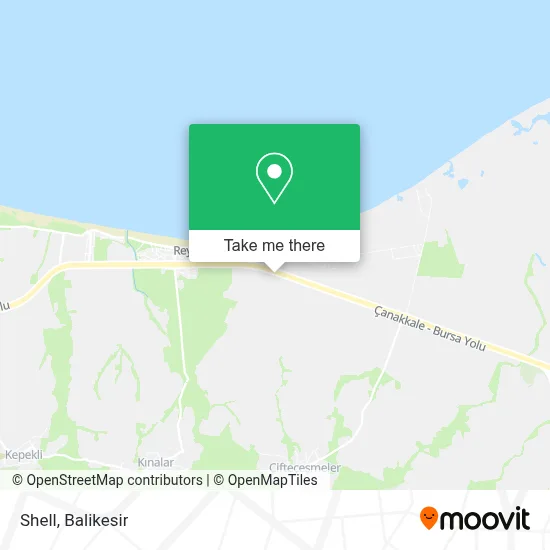 Shell map