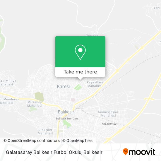 Galatasaray Balıkesir Futbol Okulu map