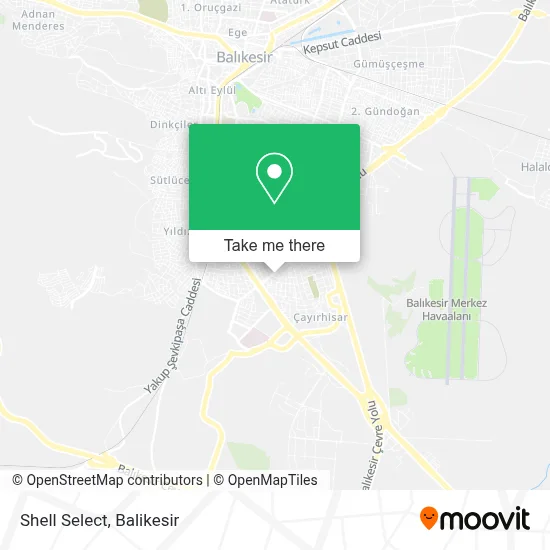 Shell Select map