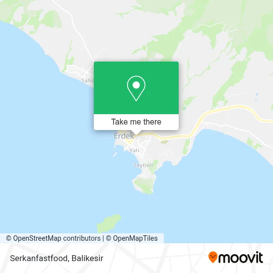 Serkanfastfood map
