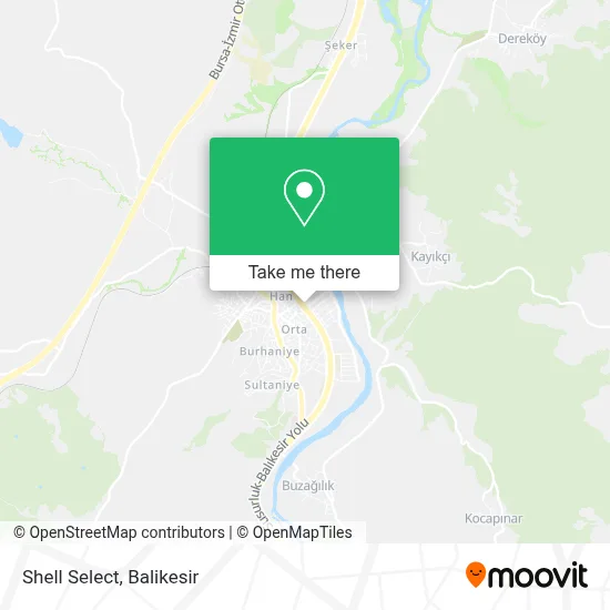 Shell Select map