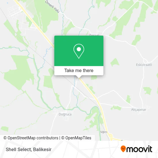 Shell Select map