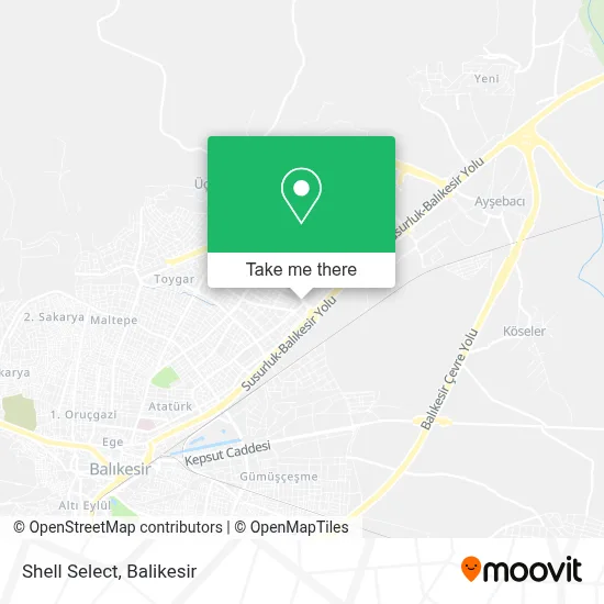 Shell Select map
