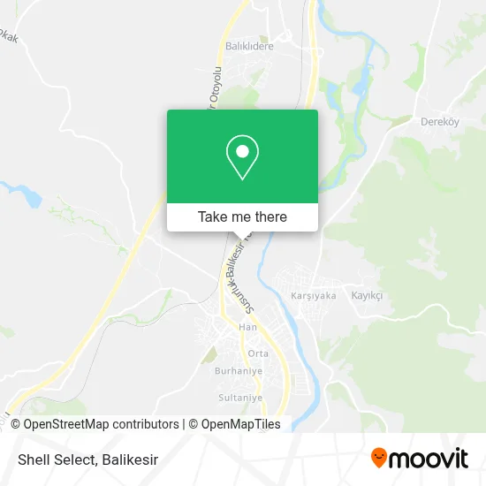Shell Select map