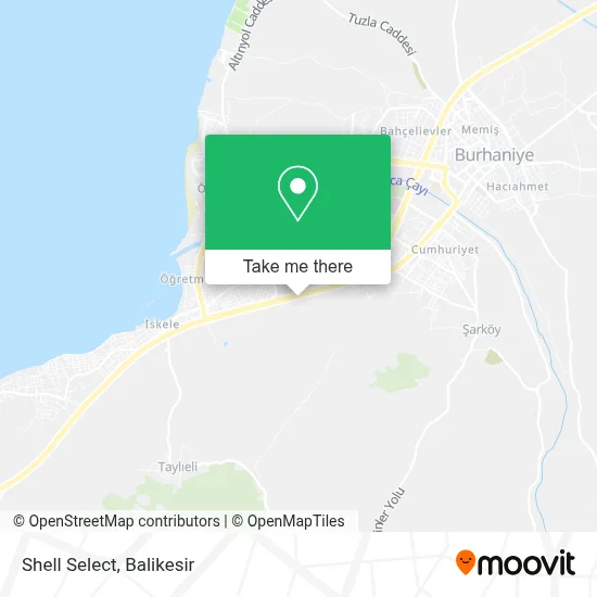 Shell Select map