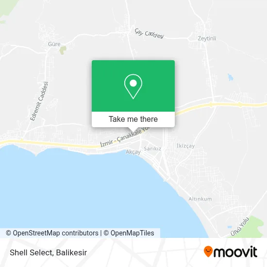 Shell Select map