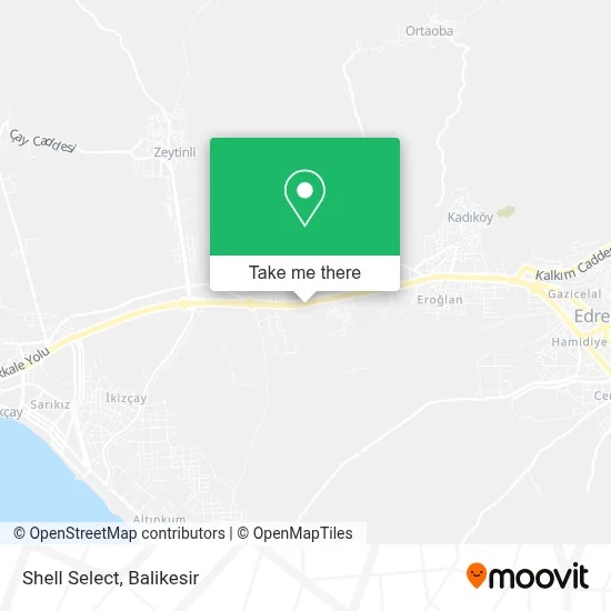 Shell Select map