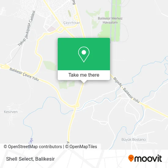 Shell Select map