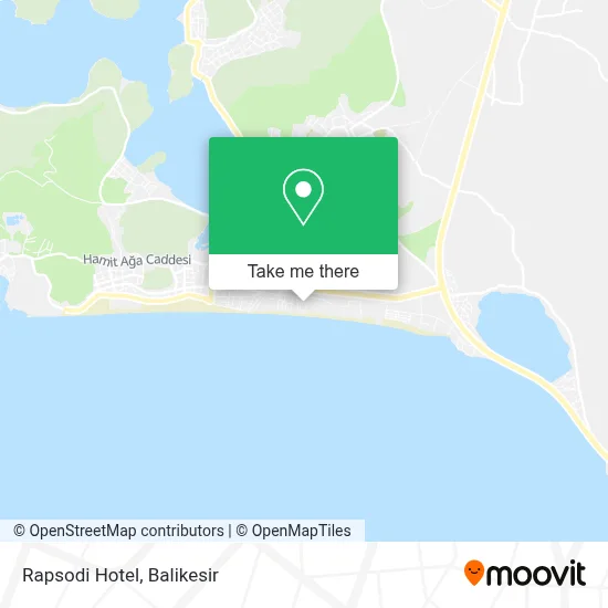 Rapsodi Hotel map