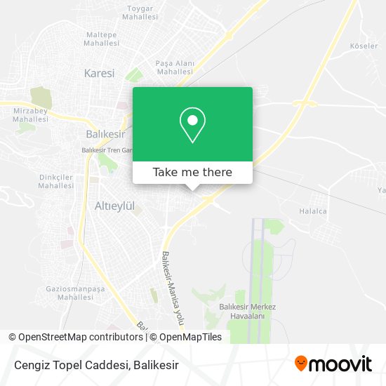 Cengiz Topel Caddesi map