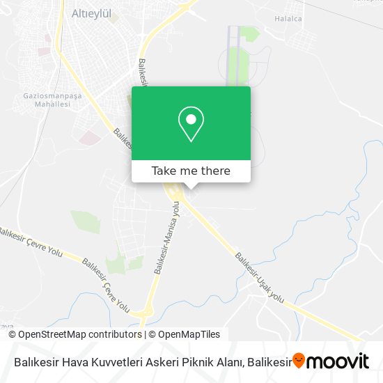 Balıkesir Hava Kuvvetleri Askeri Piknik Alanı map