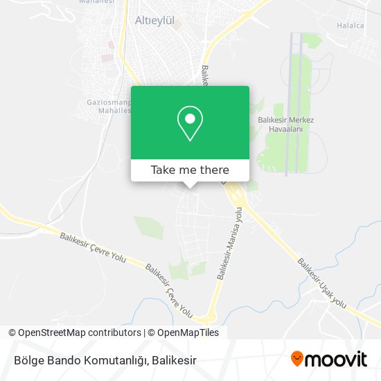 Bölge Bando Komutanlığı map