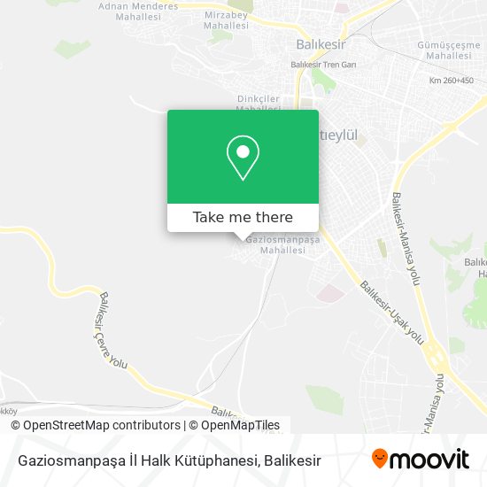 Gaziosmanpaşa İl Halk Kütüphanesi map