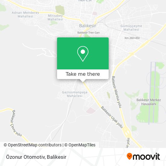 Özonur Otomotiv map