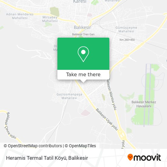 Heramis Termal Tatil Köyü map