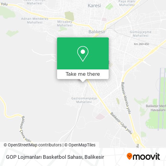 GOP Lojmanları Basketbol Sahası map