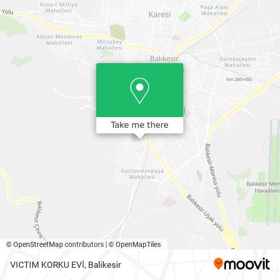 VICTIM KORKU EVİ map