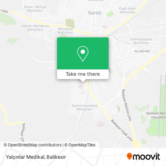 Yalçınlar Medikal map