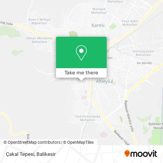 Çakal Tepesi map