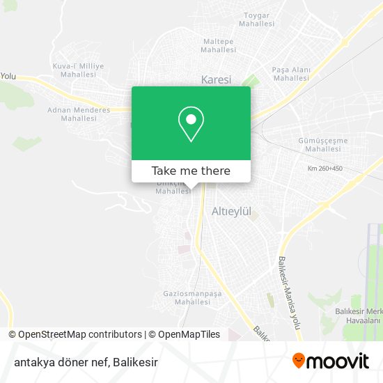 antakya döner nef map