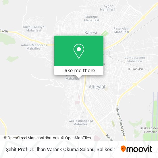 Şehit Prof.Dr. İlhan Varank  Okuma Salonu map