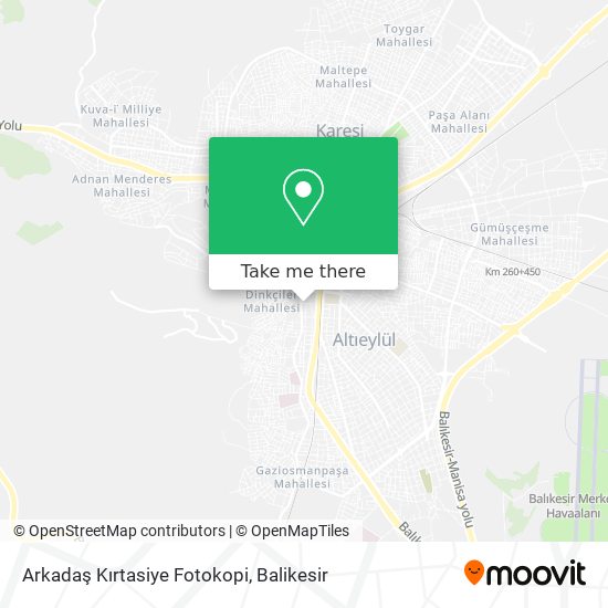 Arkadaş Kırtasiye Fotokopi map