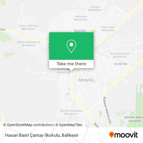 Hasan Basri Çantay İlkokulu map
