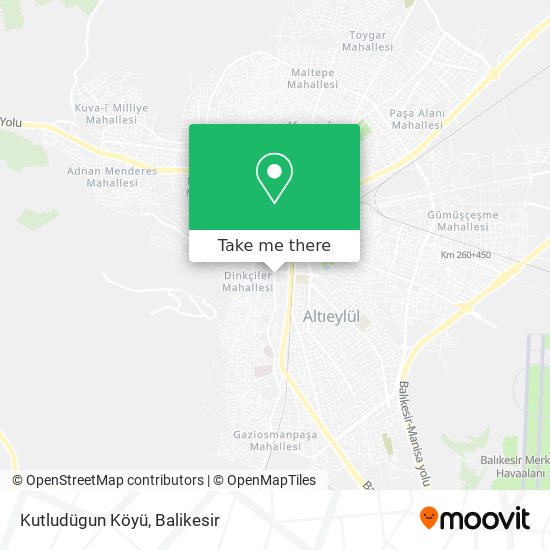 Kutludügun Köyü map