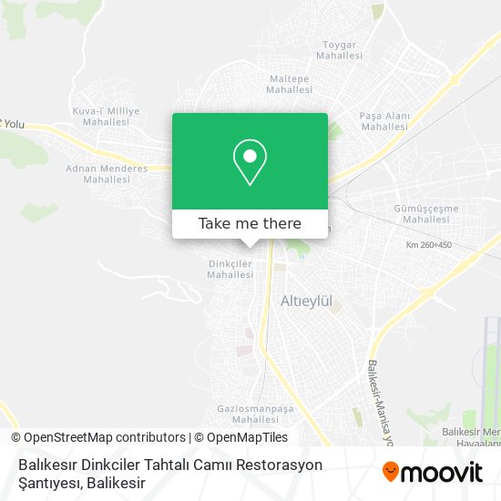 Balıkesır Dinkciler Tahtalı Camıı Restorasyon Şantıyesı map