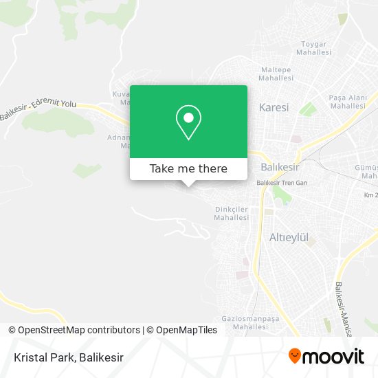 Kristal Park map