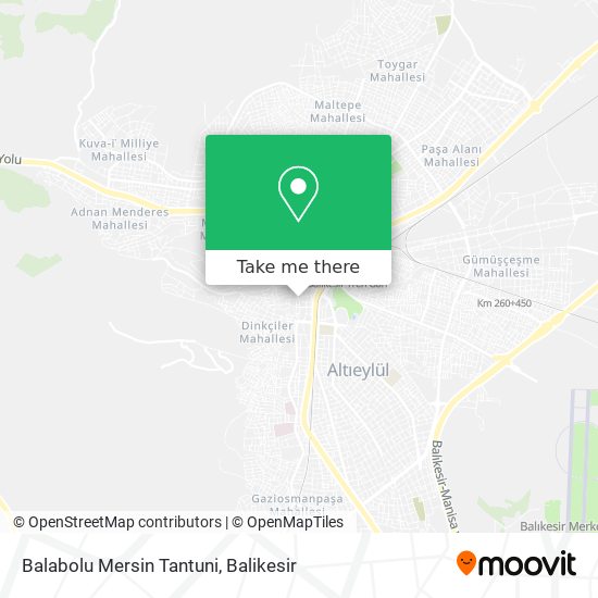 Balabolu Mersin Tantuni map