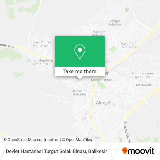 Devlet Hastanesi Turgut Solak Binası map