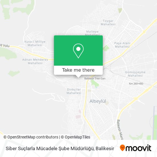 Siber Suçlarla Mücadele Şube Müdürlüğü map