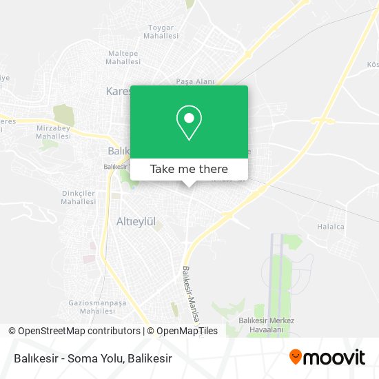 Balıkesir - Soma Yolu map