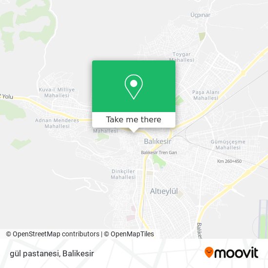 gül pastanesi map