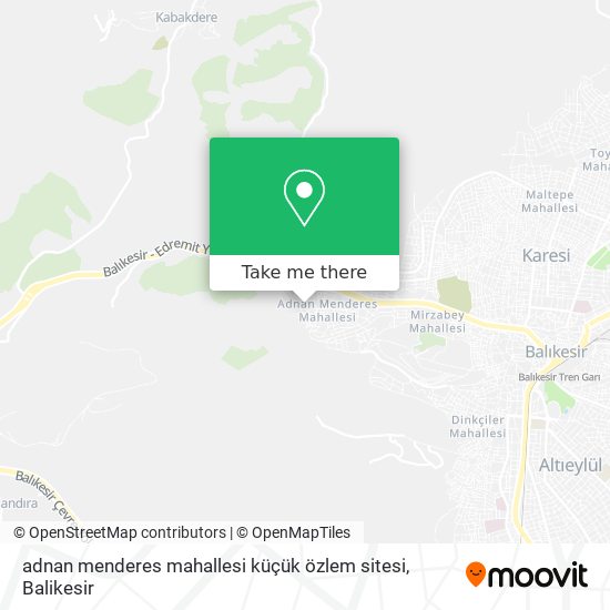 adnan menderes mahallesi küçük özlem sitesi map