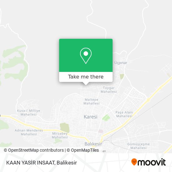 KAAN YASİR INSAAT map