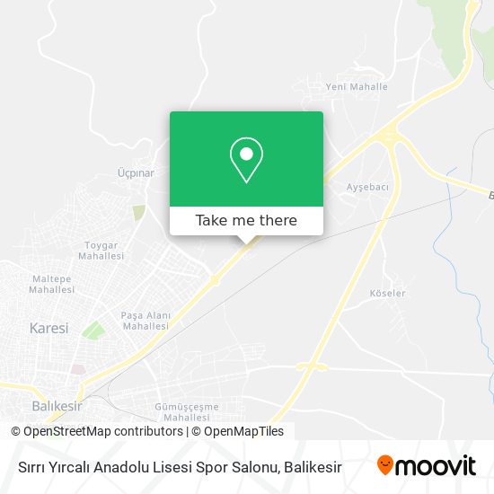 Sırrı Yırcalı Anadolu Lisesi Spor Salonu map