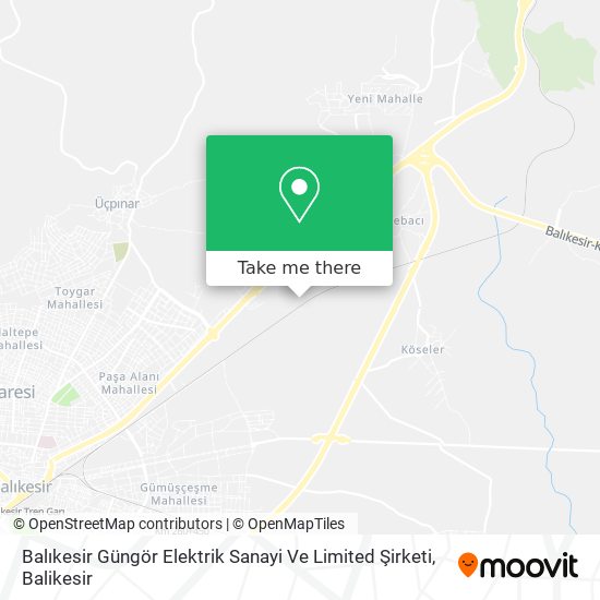 Balıkesir Güngör Elektrik Sanayi Ve Limited Şirketi map