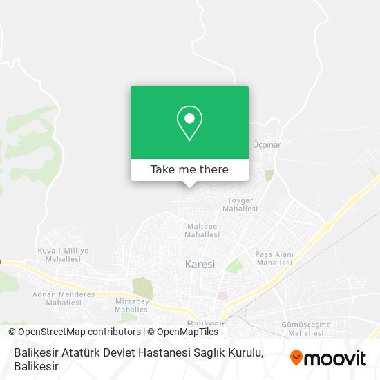 Balikesir Atatürk Devlet Hastanesi Saglık Kurulu map